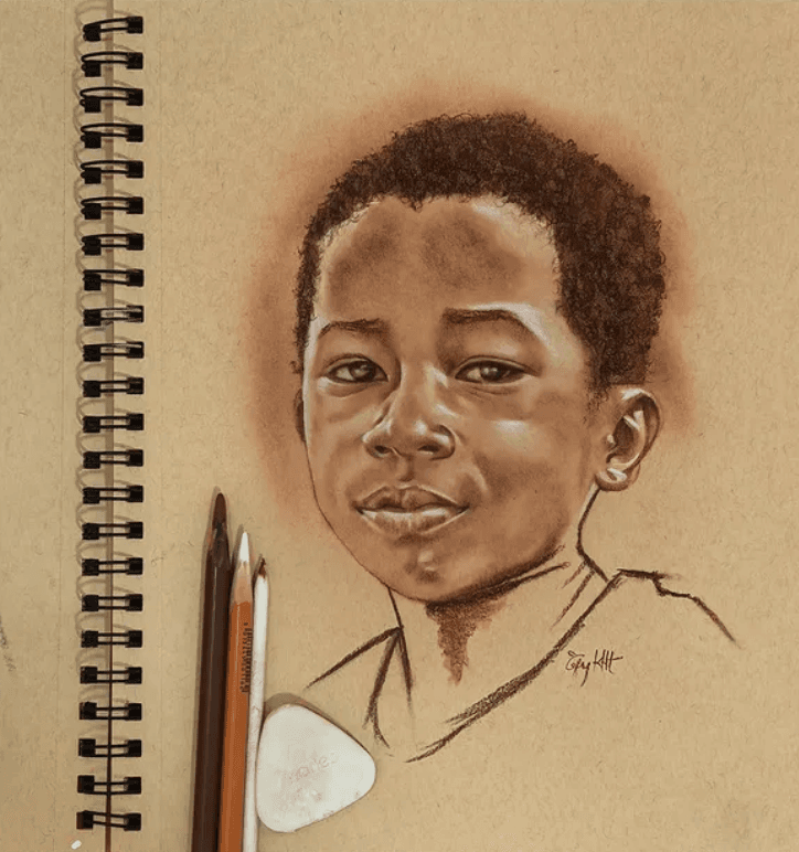Portrait au stylo